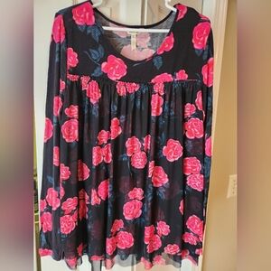 Matilda Jane Women's Choose Your Own Path Winter Blooms Top